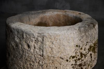 Large Vernacular Stone Basin Italy 19th Century