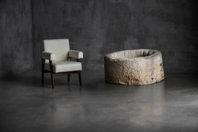 Large Vernacular Stone Basin Italy 19th Century