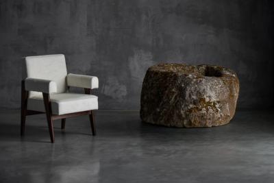 Large Vernacular Stone Basin Italy 19th Century