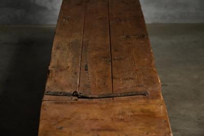 Large Vernacular Wooden Chest France 19th Century
