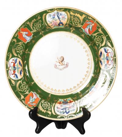 Large Victorian G L Ashworth Stone Ware Dinner Service