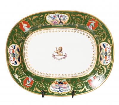Large Victorian G L Ashworth Stone Ware Dinner Service
