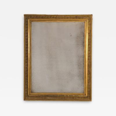 Large Victorian Gilt Frame with Later Mirror U S A circa 1880