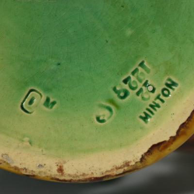 Large Victorian Minton Majolica Lily Jug Pitcher