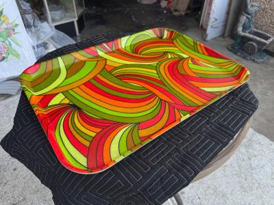 Large Vintage 1960s Serving Tray