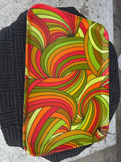 Large Vintage 1960s Serving Tray