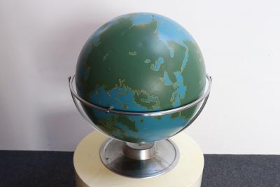 Large Vintage A J Nystrom Wall Mounted or Tabletop Activity Military Globe