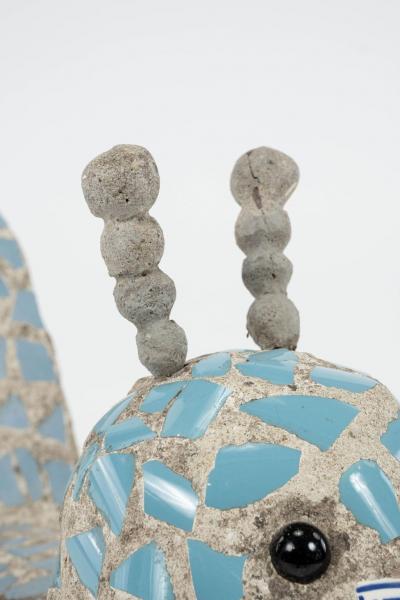 Large Vintage Garden Snail Sculpture