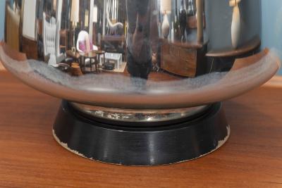 Large Vintage Mercury Glass Table Lamp