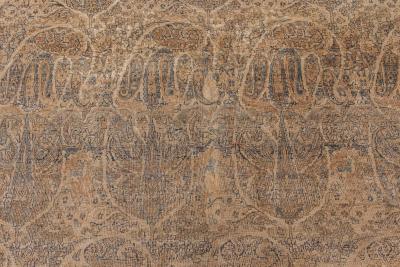 Large Vintage Persian Kirman Handmade Wool Rug