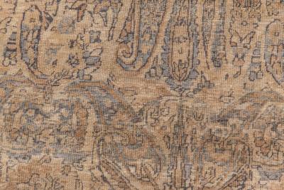 Large Vintage Persian Kirman Handmade Wool Rug