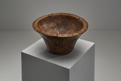 Large Wabi Sabi Wooden Bowl Indonesia Early 19th Century