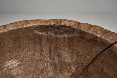 Large Wabi Sabi Wooden Bowl Indonesia Early 19th Century