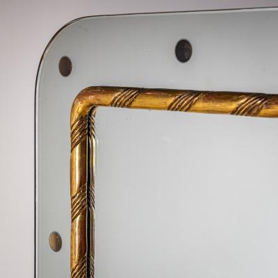 Large Wall Mirror Italy Mid 20th Century