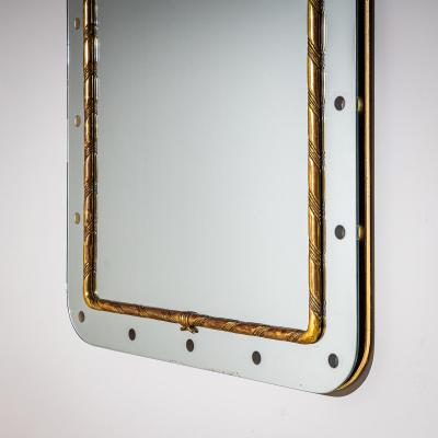 Large Wall Mirror Italy Mid 20th Century