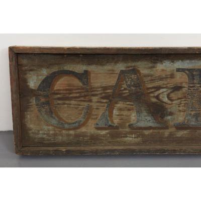 Large Weathered Trade Sign Carriage Shop 