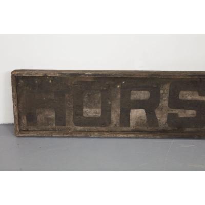 Large Weathered Trade Sign Carriage Shop 