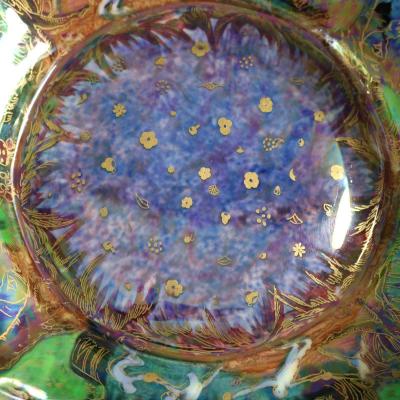 Large Wedgwood Fairyland Lustre Octagonal Dana Bowl