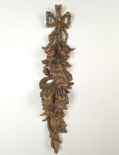 Large Well Carved Pair of Italian Giltwood Appliqu s circa 1880