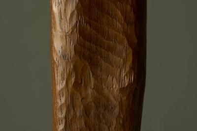 Large Woman and Child Sculpture in Hand Carved Wood Europe Mid 20th Century