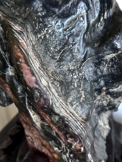 Large and Fine Chinese Scholar Rock Lingbi Stone on Display Stand