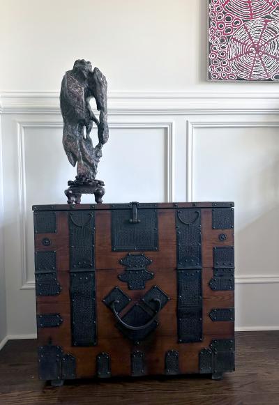 Large and Fine Chinese Scholar Rock Lingbi Stone on Display Stand