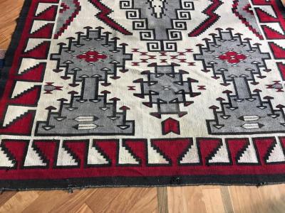 Large and Rare Antique Navajo Klagetoh Rug