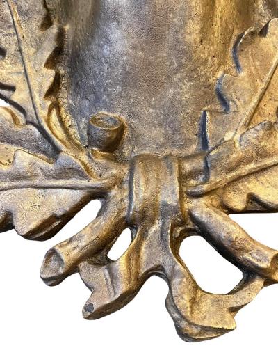 Large cast iron horse head France circa 1880 1900