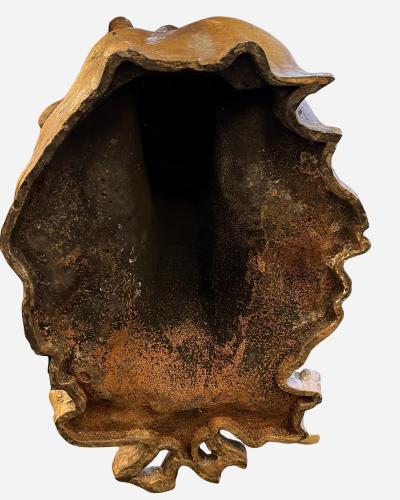 Large cast iron horse head France circa 1880 1900