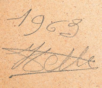 Large ceramic panel decorated with fish Belgium 1969