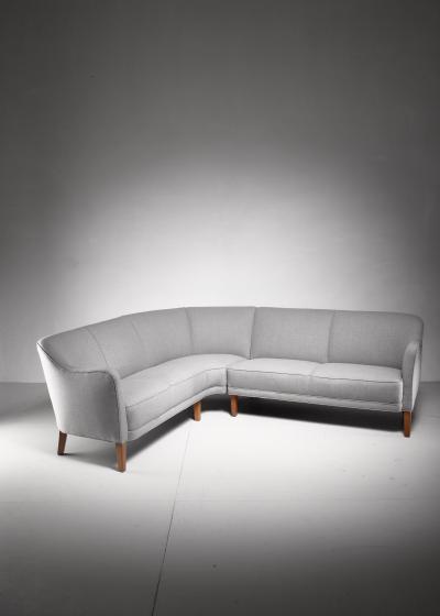 Large corner sofa Denmark 1940s