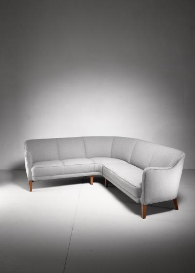 Large corner sofa Denmark 1940s