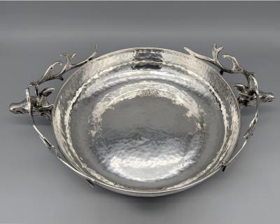 Large deer bowl Italy circa 1970