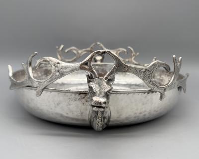 Large deer bowl Italy circa 1970
