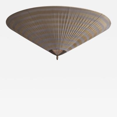 Large fabric ceiling lamp