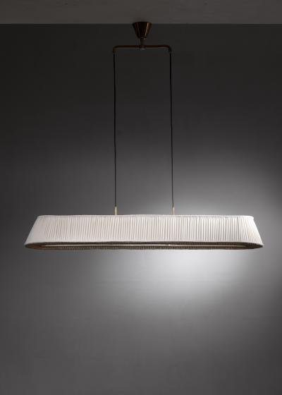 Large fabric chandelier