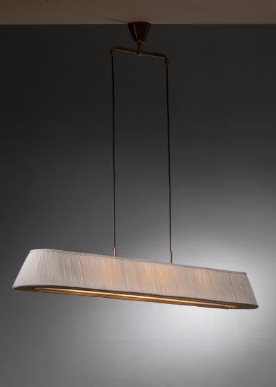 Large fabric chandelier