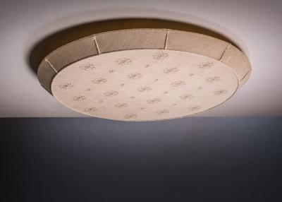 Large fabric flush mount