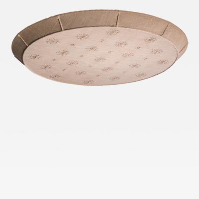 Large fabric flush mount