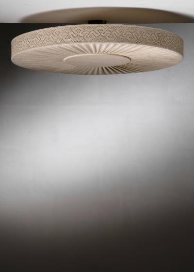 Large fabric flush mount