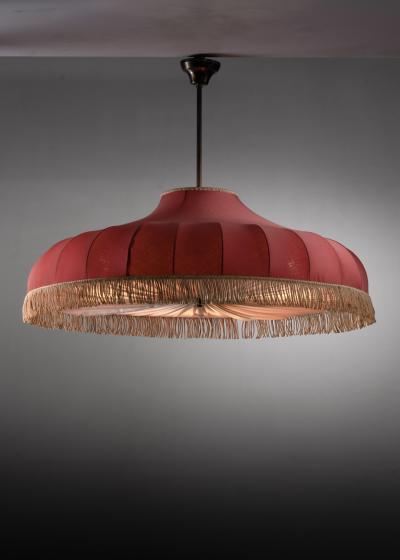 Large fabric pendant