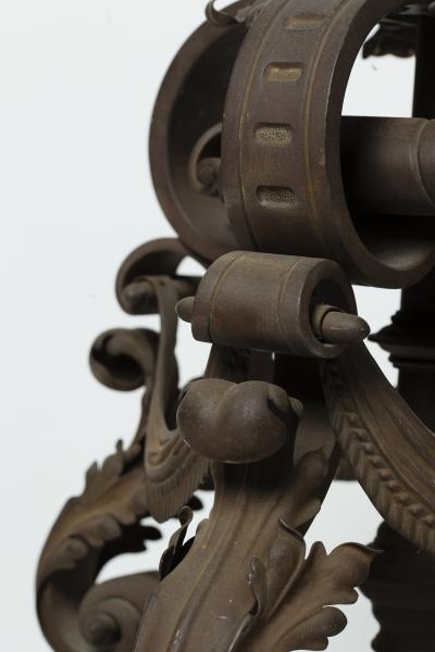 Large floor lamp working on oil England 19th century