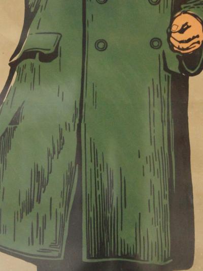 Large original poster of Mao Tse Tung Peoples Republic of China circa 1960