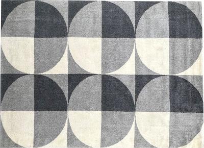 Large rug in wool with geometric design France circa 1970