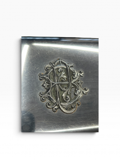 Large silver plated decorative box