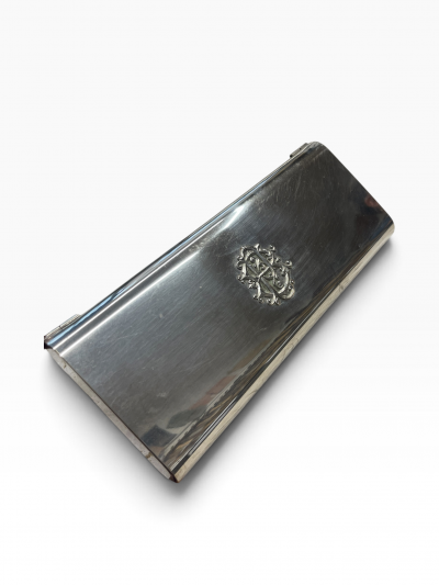 Large silver plated decorative box