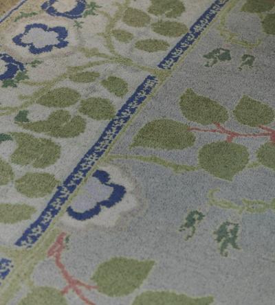 Large sized Antique Irish Donegal Rug