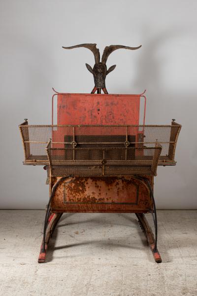Large troika sleigh for horse France circa 1870