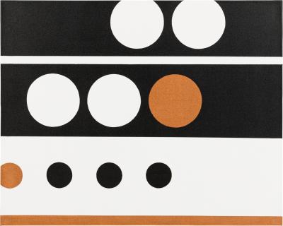 Larry Bentley Larry Bentley Contemporary Abstract Acrylic on Canvas Titled ETTORE TONDO 