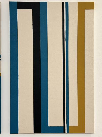 Larry Bentley STRIPE Acrylic on Canvas